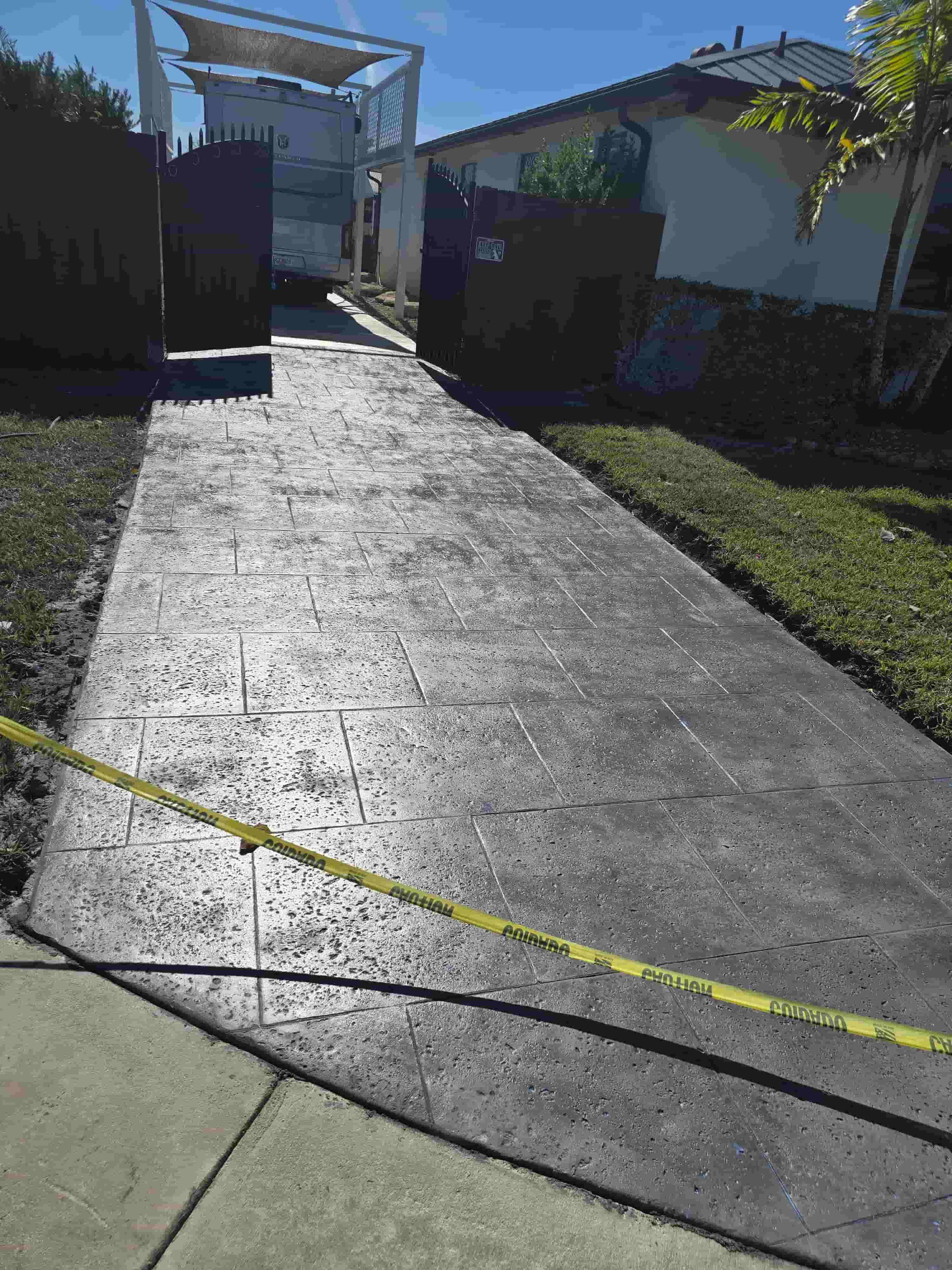 Concrete patio in Boca Raton, FL