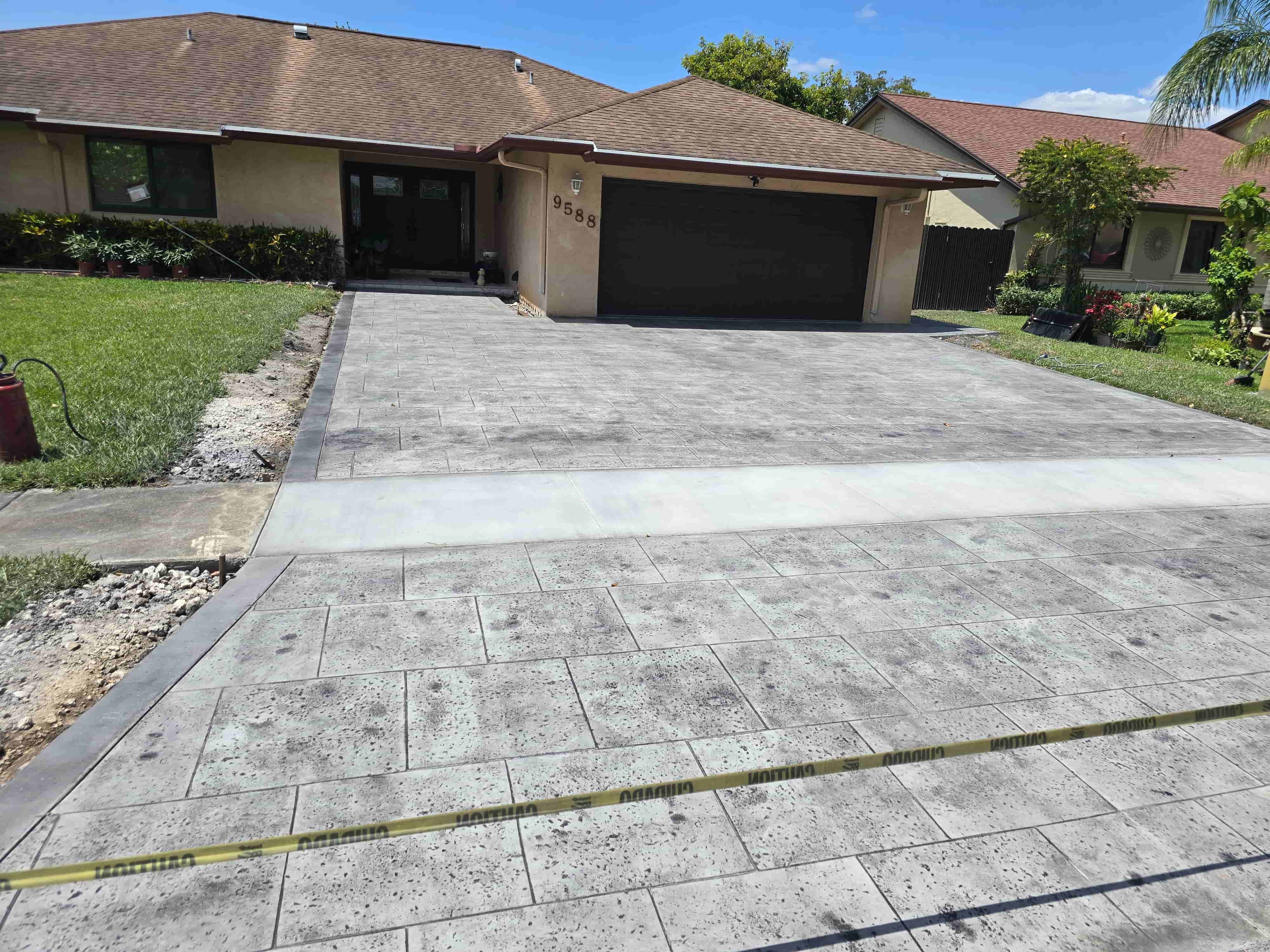 Concrete patio in Boynton Beach, FL