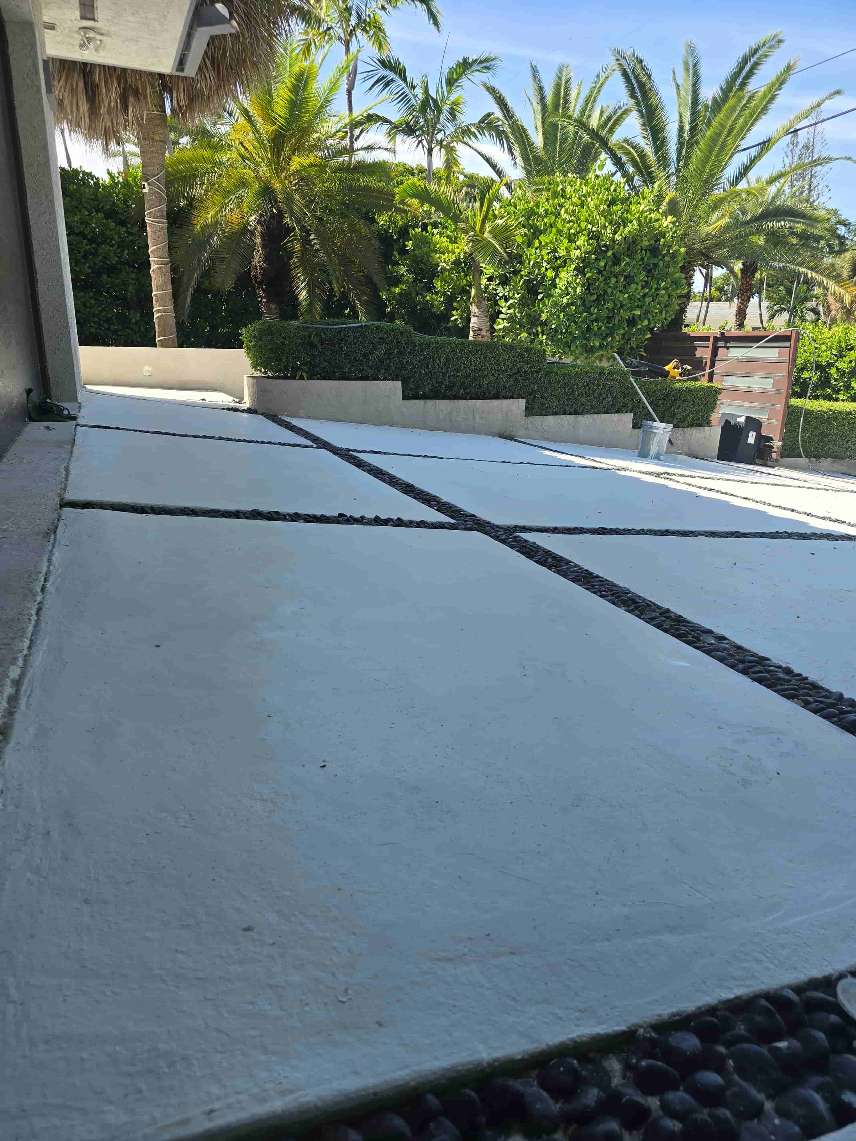 Decorative concrete patio in Aventura, FL