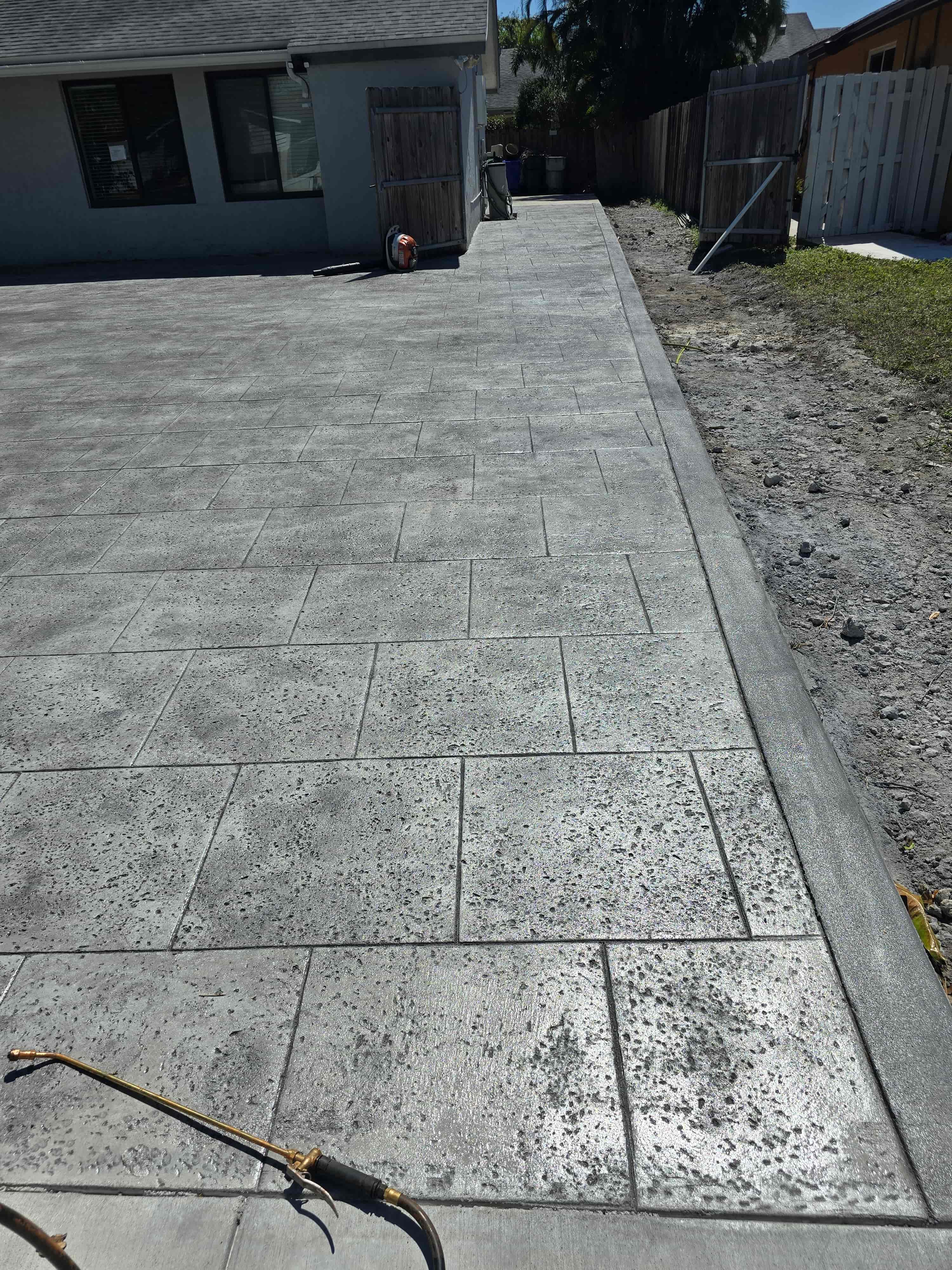 Concrete driveway in Homestead, FL